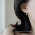 Shangjie OEM Joyas Fashion Women 925 Pendientes de plata delicados CRSTAL COCON FLE FLEAR PENDIZA